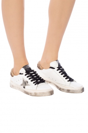'superstar' time-worn sneakers, zdjęcie 2 'superstar' time-worn sneakers od Golden Goose